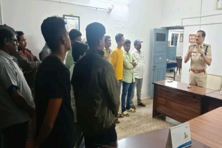 AP Police created road safety Awareness !