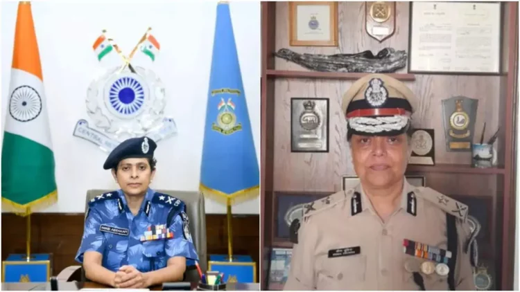 First time in CRPF, Two female cadre officers as IG