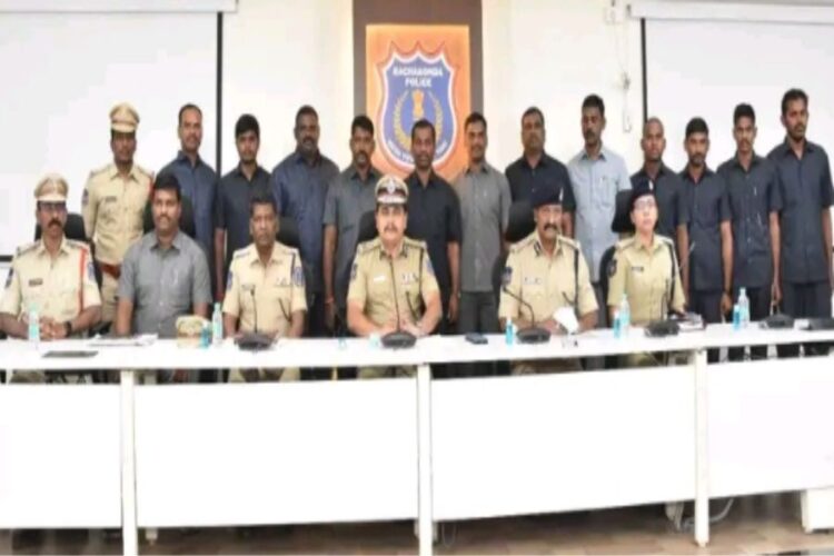 Rachakonda Police busted an interstate Drug syndicate