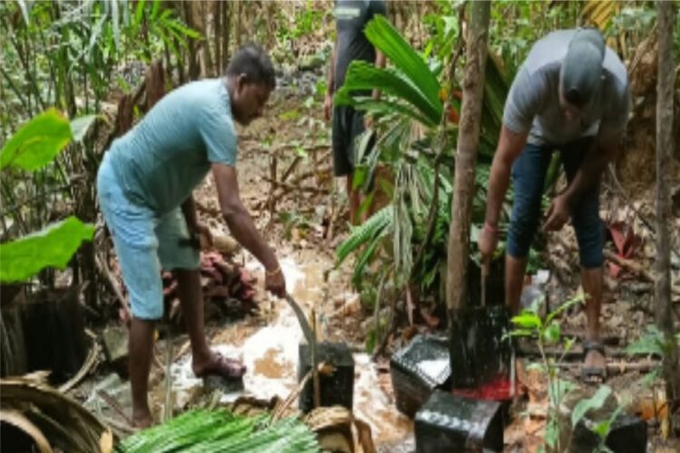 Andaman Police conducted combing operation on illicit liquor