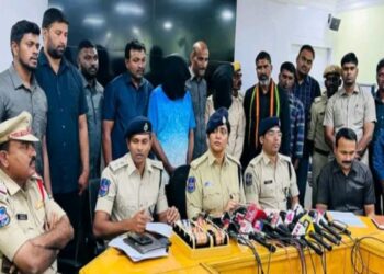 Hyderabad Police arrested drug Peddlers
