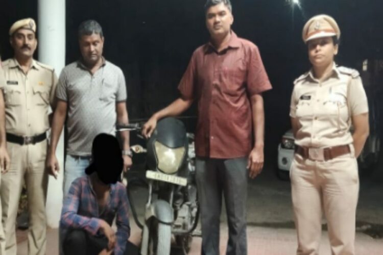 Bike Theft Case  Solved Promptly; One arrested