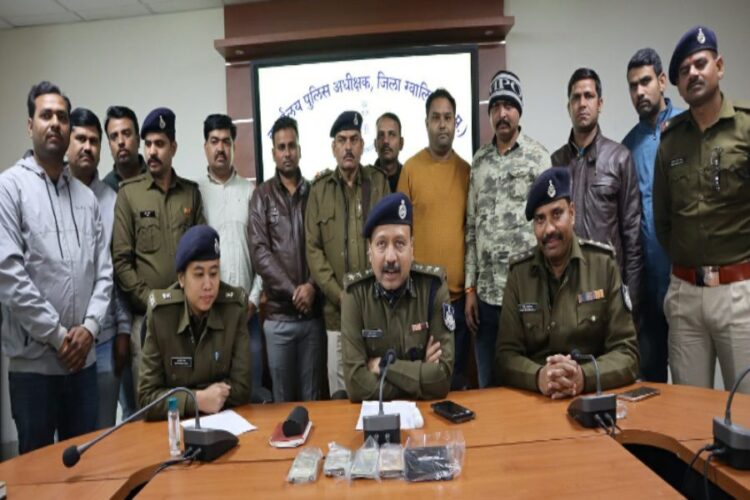 Gwalior police busted the robbery incident