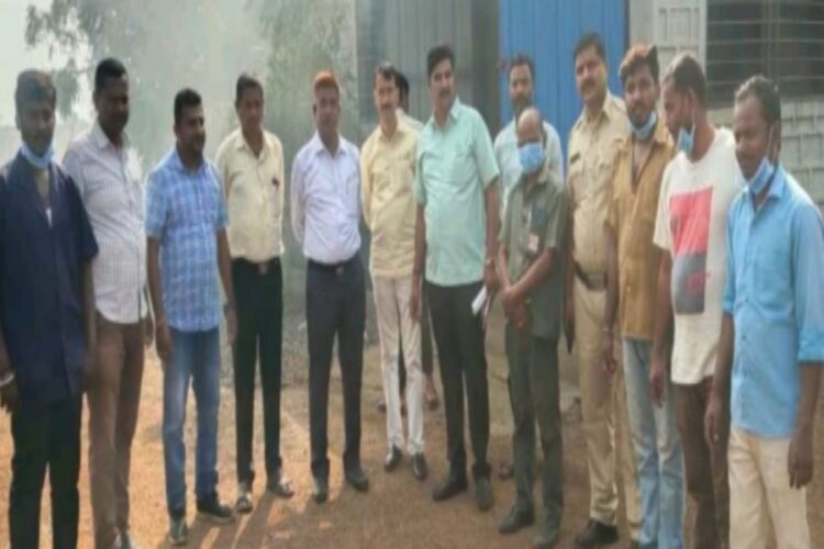 Destruction of illicit cannabis by Bidar Police