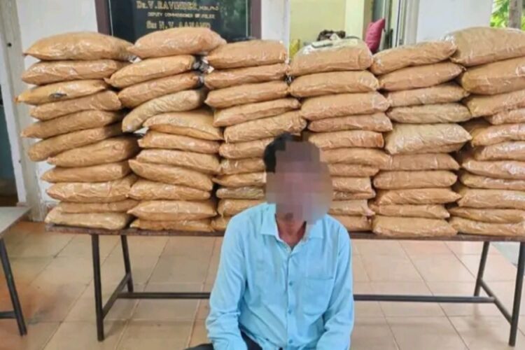 AP Police arrested a person with Drugs