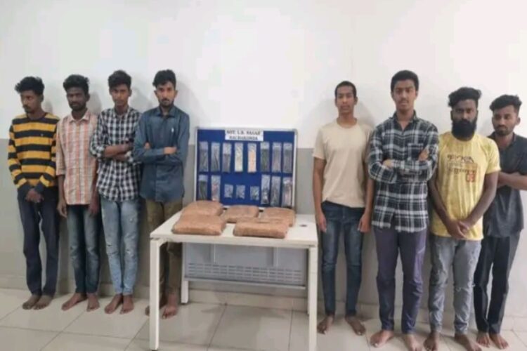 Hyderabad Police apprehended accused persons with drugs