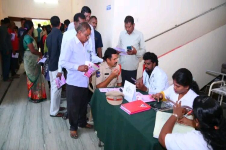 Nalgonda District Police started medical camp