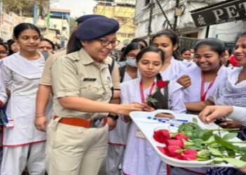Siliguri Police wish students ahead of exams