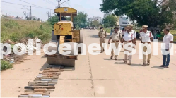 AP Police seized and destroyed modified silencers