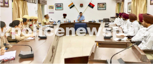 SSP Sangrur held meeting with police personnel