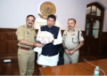 Minister welcomed at Police Headquarters