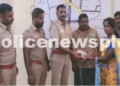 Policemen commended the driver’s honesty with shawl