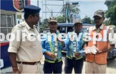 Heat relief for Police personnel