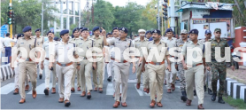 Foot patrolling done by MP Police to increase the sense of security with the citizens