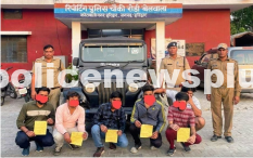 Police Maintaining Ganga Ghats Dignity