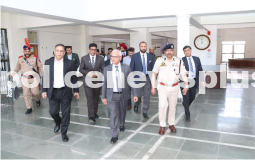 Visit to Police Headquarters by Union Home Secretary