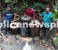 Police Combat Illicit Liquor