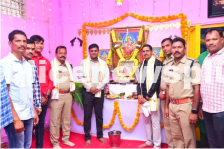 Ayudha Puja with Mr. Kanti Rana Tata IPS