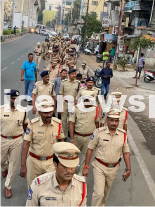 Flag March for Hyderabad Elections
