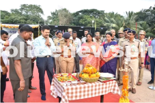 Women Police Celebrate Bathukamma
