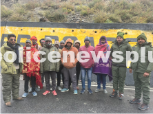 Snowfall Rescue Success by Lahaul Spiti Police