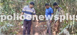 Raid on illegal Liquor in Talbagan