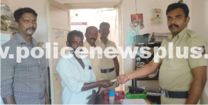 Police appreciate the person for his honestly