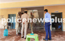 Police Visit Acid Attack site