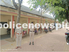 Police Ensuring Peaceful Exams