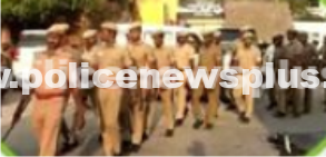 Flag Parade by Police