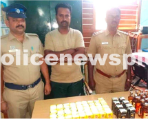 Liquor Smuggler Arrested