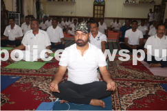 Yoga Session with DGP