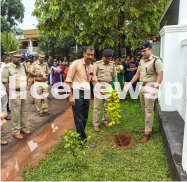 Planting Saplings with Police