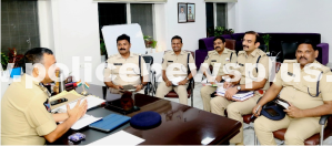 Review Meeting conducted by IG Sarva Shrestha Tripathi