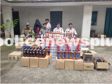 Raid of Illegal Liquor in Saraikela Kharsawan District