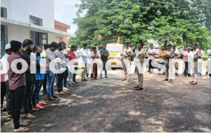 Rowdy Parade Conducted in Channapatna Circle police