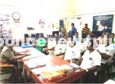 Traders Meeting at Police Station