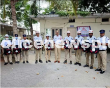 Distribution of kits to traffic personnel