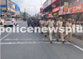 Police and central forces held a route march