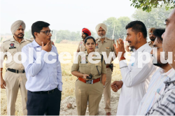 DC, SSP Bathinda take action against Stubble Burning
