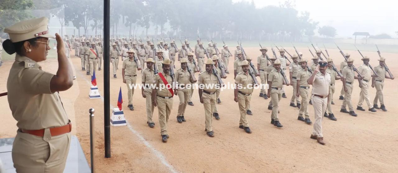 Chamarajanagar District Police Hold Weekly Parade Review