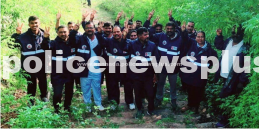 Mysore district police officers participated in the Walkathon