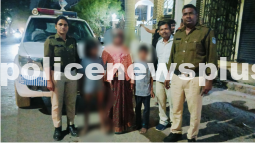 Police reunited a lost 13-year-old girl with her family