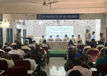 Coordination meeting with church elders and management in North Zone