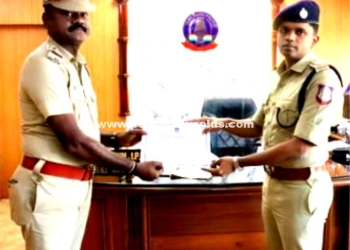 SP presented certificates to police officers