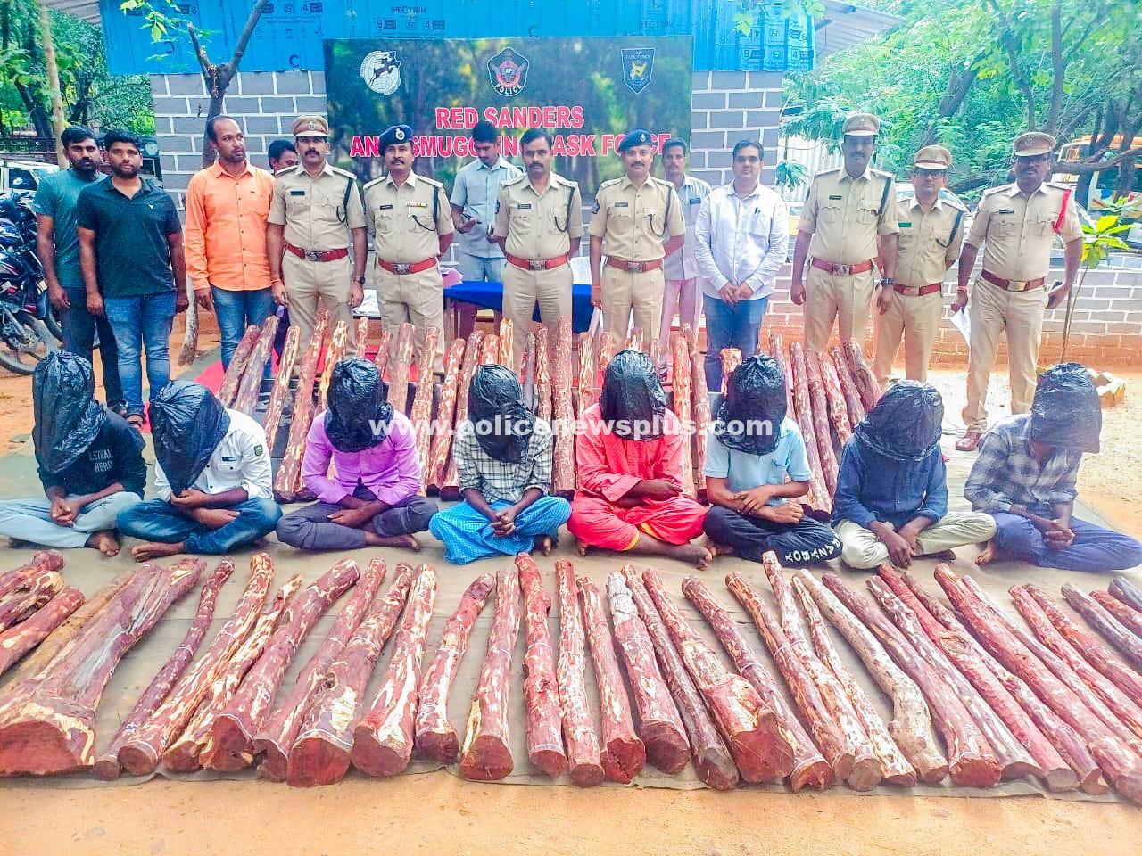 Red Sandalwood Smugglers Arrested