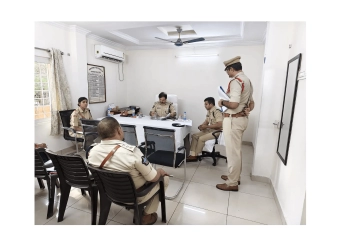 IG Inspection at Kakinada Rural Circle Police Office