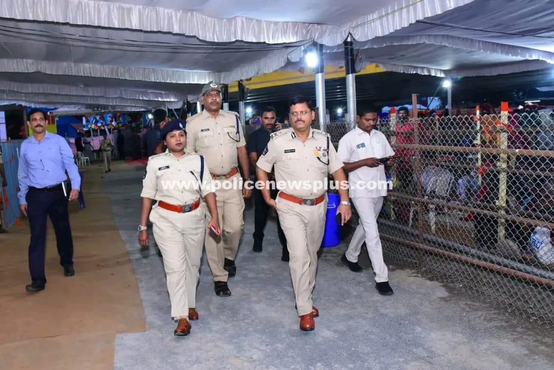 Bhavani Diksha inspection in Vijayawada