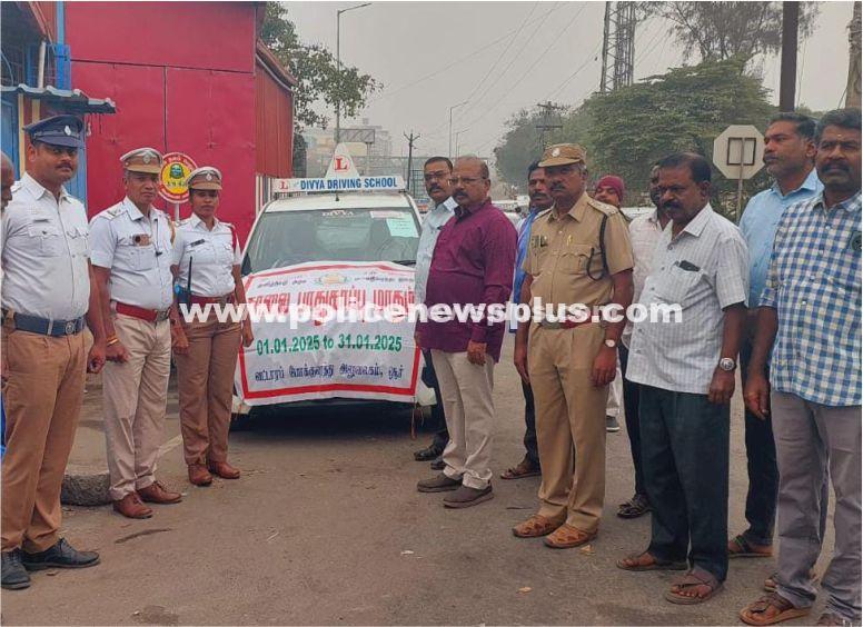 Awareness on road safety by traffic Police