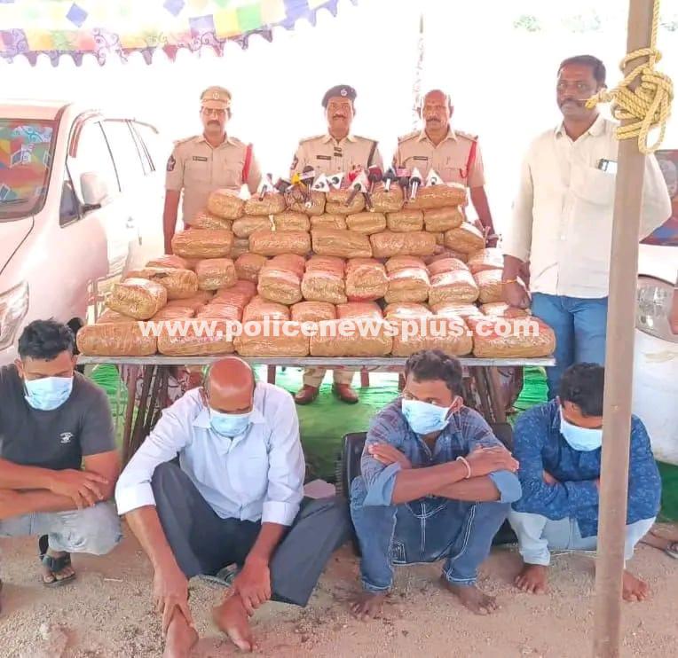 Vigorous Enforcement by AP Police against the Ganja Trade